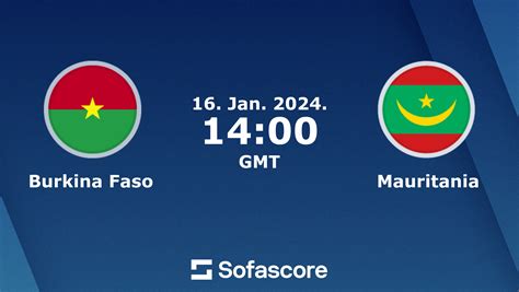 mauritania vs burkina faso live score today